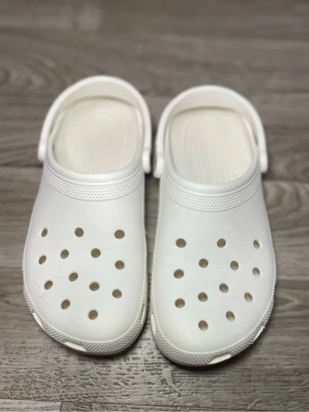 Classic Crocs Unisex Slip‎ on Clogs Adult White Women’s-11 Men’s-9